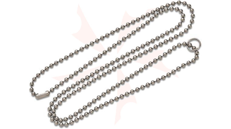 Prometheus Design Werx PDW 30 inch Ti-Ball Chain Titanium Ball Chain Necklace