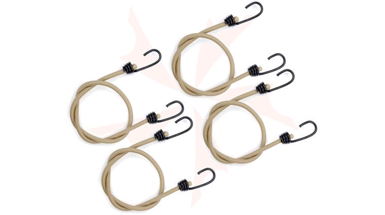 Proforce Heavy-Duty  30 inch Bungee Cords Desert Tan 4 Pack