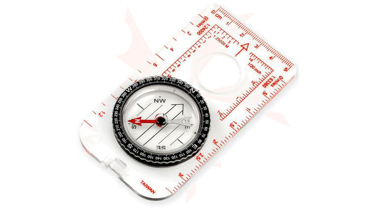 NDūR Medium Liquid Filled Map Compass