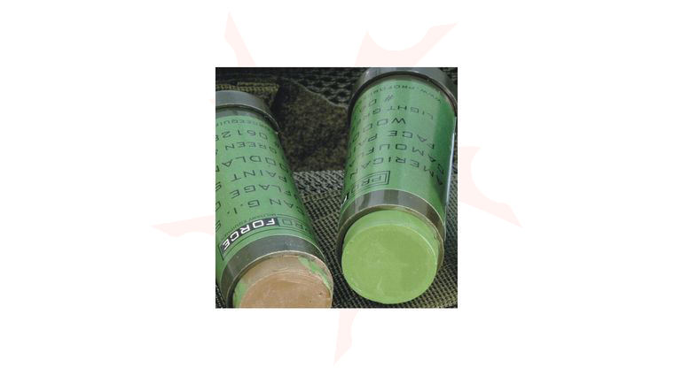 Proforce Camouflage Face Paint - Two Color Sticks - Woodland: Green & Loam