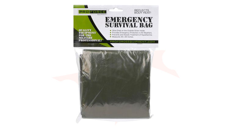 NDūR Emergency Survival Bag - Olive Drab / Silver 