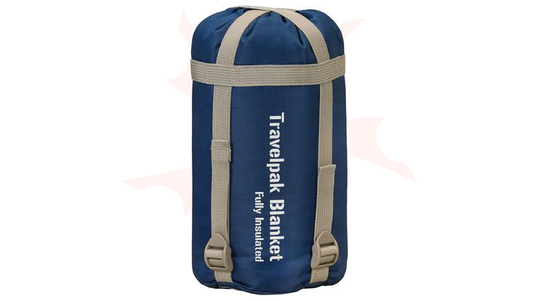 Snugpak Travelpak Blanket 76 inch x 64 inch, Petrol Blue