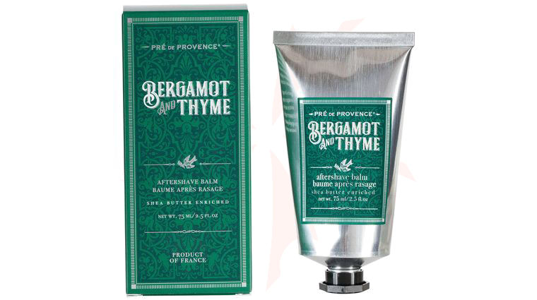 Pre de Provence Shea Butter After Shave Balm in Tube, Bergamot and Thyme Scented