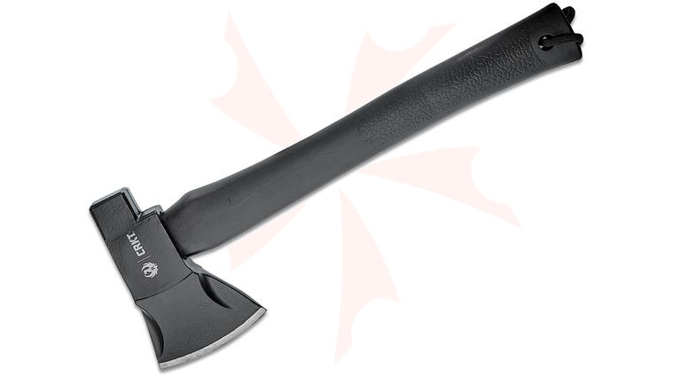 Ruger by CRKT Ryan Johnson Black Powder Hatchet 13.188 inch Overall, Black Zytel Handle