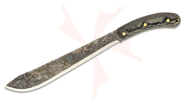 ESEE Knives Expat Darien Machete 12.375 inch Condor Classic Finish Blade, Micarta Handles, Tan Canvas Sheath