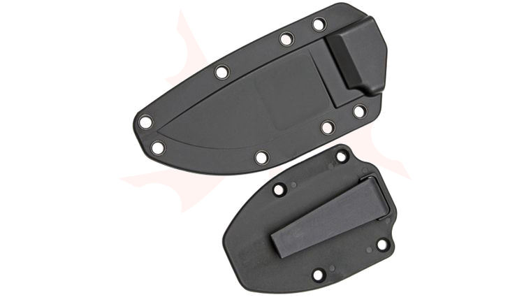 ESEE Knives ESEE-3 Molded Sheath with Clip Plate, Black