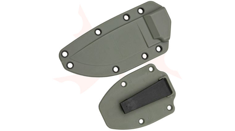 ESEE Knives ESEE-3 Molded Sheath with Clip Plate, Foliage Green