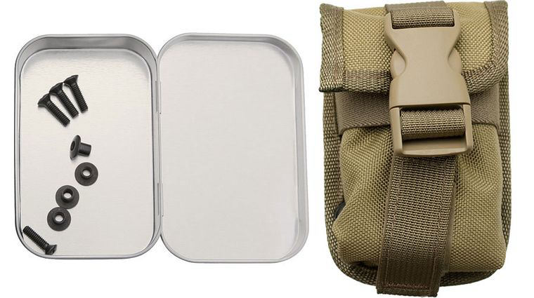 ESEE Knives ESEE-5 and ESEE-6 Accessory Pouch, Khaki