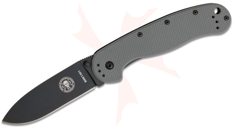 Avispa Folding Knife 3.5 inch Black AUS-8 Blade, Foliage Green FRN and Stainless Steel Handles, Designed by ESEE