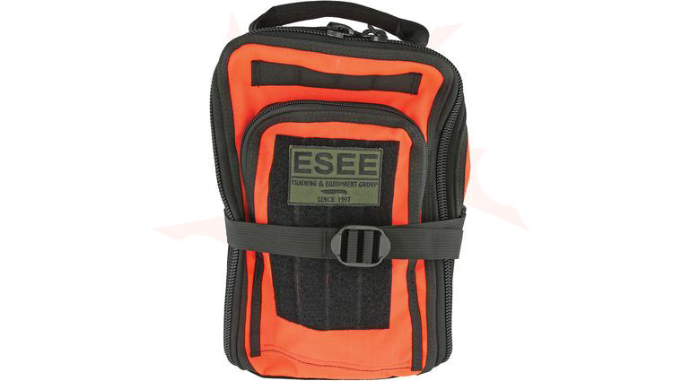 ESEE Knives Izula Gear Cordura Survival Bag with Mess Tin & ESEE Patch, Orange