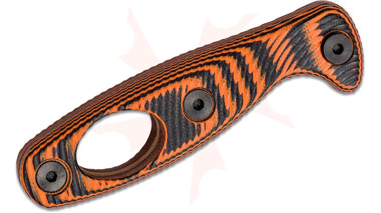 ESEE Knives 3D Machined Orange/Black G10 Handles with Carabiner Hole for Xancudo Fixed Blade Knife (ESEE-XAN1-HANDLE)