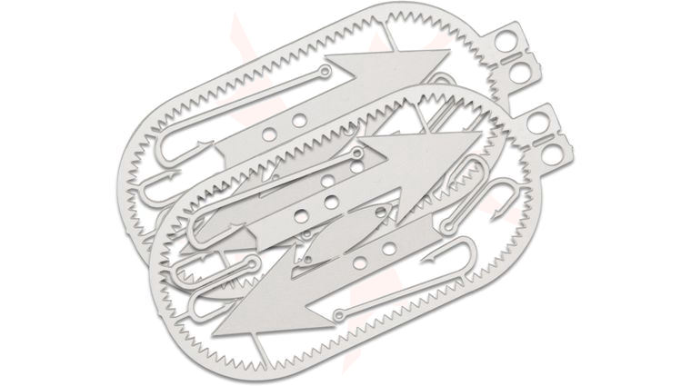 ReadyMan Dog Tag Survival Card, 2-Pack