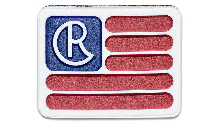 Chris Reeve PVC  inchCR Flag inch Patch - Red, White, and Blue