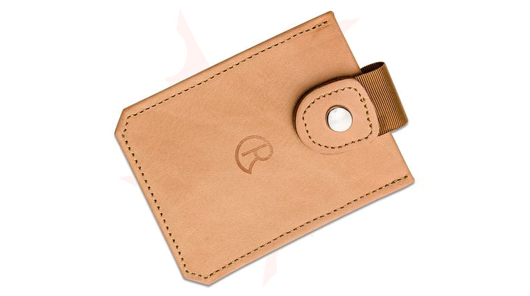 Chris Reeve Leather Card Wallet, Tan