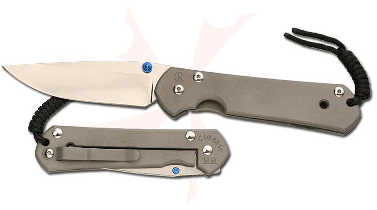 Chris Reeve Large S30V Sebenza CLASSIC 2000 Titanium Handle