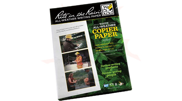 Rite in the Rain Loose Leaf Copier Paper 8-1/2 inch x 11 inch, 200 Sheets, White