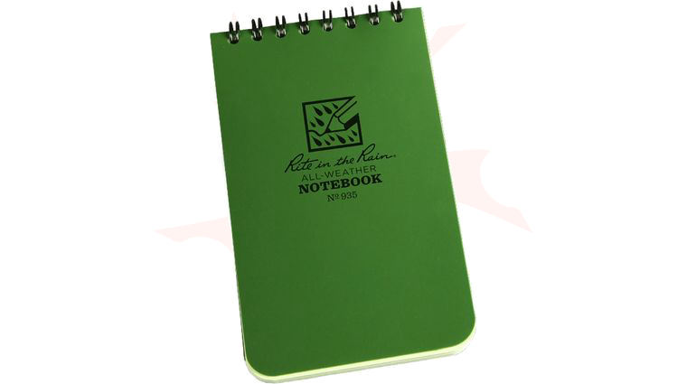 Rite in the Rain Universal Polydura Tactical Pocket Notebook, 3 inch x 5 inch, Green