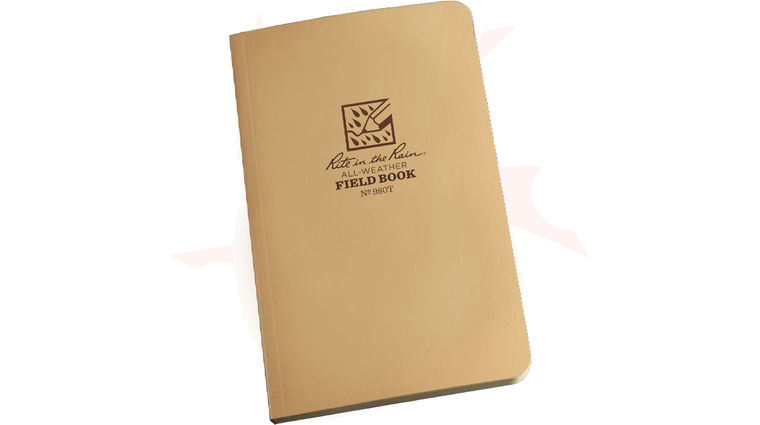 Rite in the Rain Universal Field-Flex Tactical Notebook, 4-5/8 inch x 7-1/4 inch, Tan
