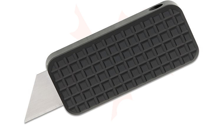 Rivery Manufacturing Zero Grenade Pattern Retractable Utility Blade Manual OTF Knife, Black Grenade Machined Aluminum Handle