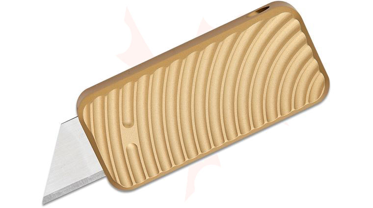 Rivery Manufacturing Zero Original Pattern Retractable Utility Blade Manual OTF Knife, CadLabCNC Collaboration FDE Machined Aluminum Handle