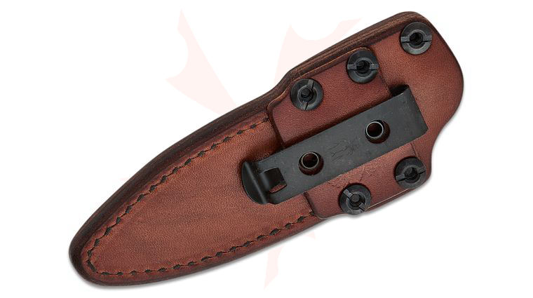 RMJ Tactical Brown Leather Sheath for the Sparrow Fixed Blade, Sheath Only