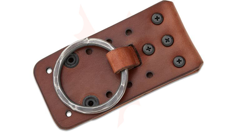 RMJ Tactical CLW Brown Leather Wilderness Carry Baldric for Hatchet/Hawk Carry Rig