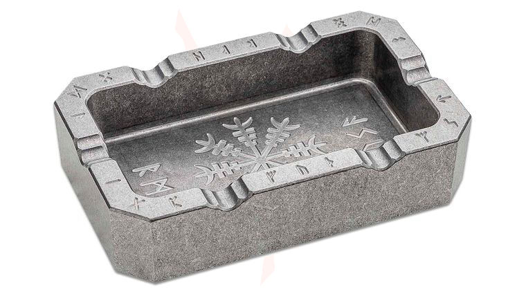 RMJ Tactical Billet Aluminum Ashtray, Valhalla, 3.875 inch x 6.25 inch