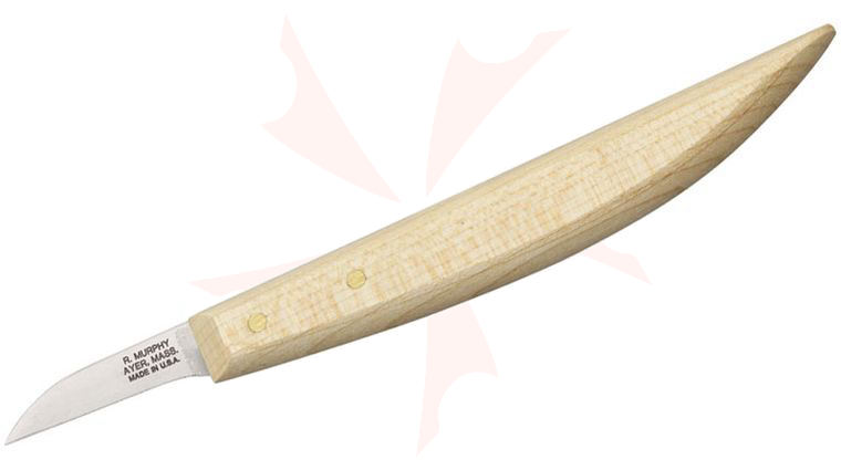 R. Murphy by Dexter-Russell Hand Carving Knife 1-1/2 inch Carbon Blade, Large Hardwood Handle