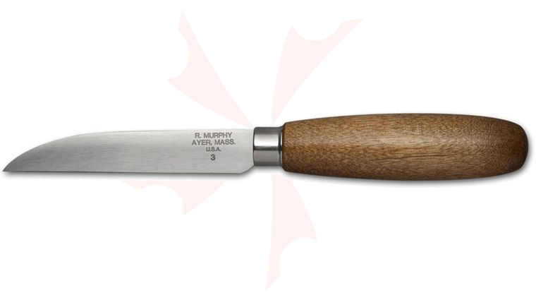R. Murphy by Dexter-Russell Sharp Point Shoe Knife 3-5/8 inch Carbon Blade, Brown Handle