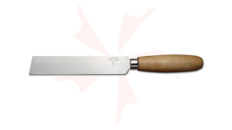 R. Murphy by Dexter-Russell Square Point Rubber Knife 5 inch X 1 inch Blade, Natural Wood Handle