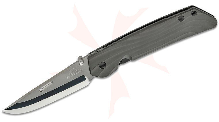 Rockstead HIGO II TI-ZDP (M) Japanese Folding Knife 3.5 inch ZDP-189 Mirror Finish Blade, Matte Titanium Handles