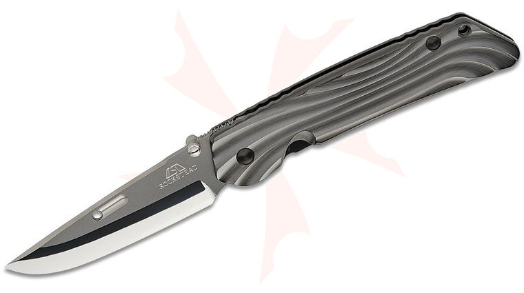 Rockstead HIGO II TI-ZDP (S) Japanese Folding Knife 3.5 inch ZDP-189/VG10 Clad Mirror Finish Blade, Shiny (Polished) DLC Titanium Handles