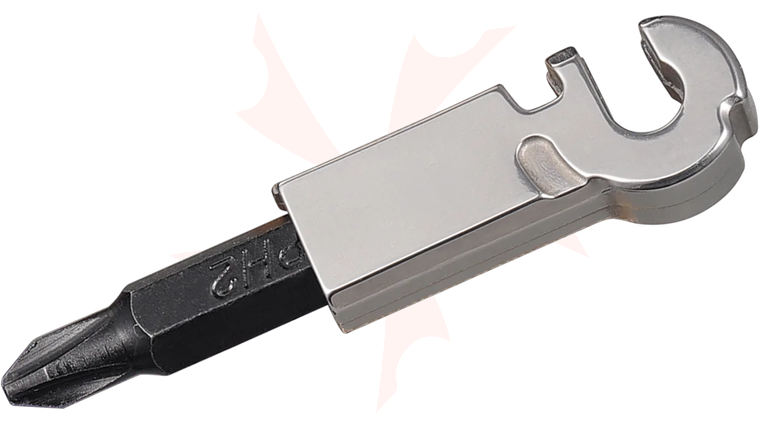 Roxon Tool FLEX Modular Multi-Tool 1/4 inch Bit Adapter - Short - 4 Slots