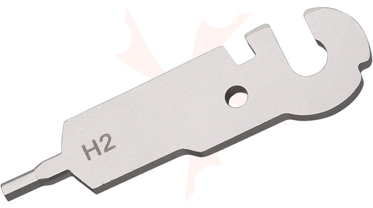 Roxon Tool FLEX Modular Multi-Tool 2mm Hex Wrench - Short - 1 Slot