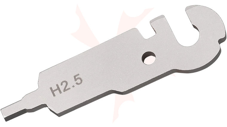 Roxon Tool FLEX Modular Multi-Tool 2.5mm Hex Wrench - Short - 1 Slot