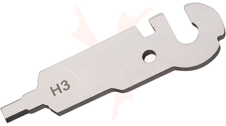 Roxon Tool FLEX Modular Multi-Tool 3mm Hex Wrench - Short - 1 Slot