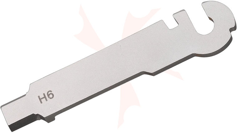 Roxon Tool FLEX Modular Multi-Tool 6mm Hex Wrench - Short - 2 Slots