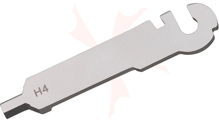 Roxon Tool FLEX Modular Multi-Tool 4mm Hex Wrench - Short - 2 Slots
