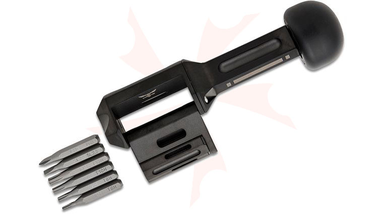 StraightLine EDC Igor Bortolussi Revolve 1.0 Bit Driver, Black PVD Titanium Construction