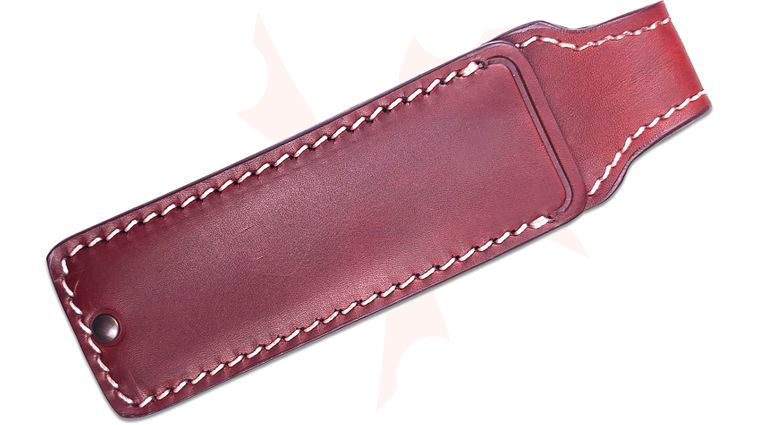 StraightLine EDC SMSA-BR Leather Pocket Sheath with Magnetic Closure - Brown