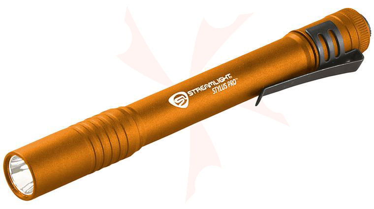 Streamlight Stylus Pro, Orange Aluminum Body, White LED