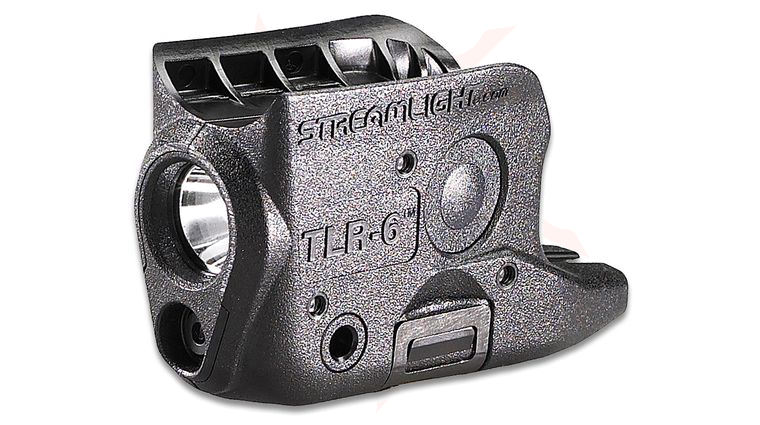 Streamlight TLR-6 Weapon Mount Tactical Light with Red Laser, Fits Glock 42/43/43X/48