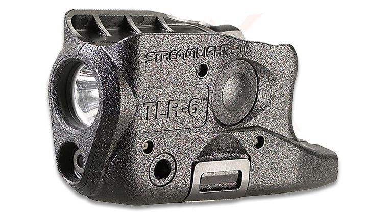 Streamlight TLR-6 Weapon Mount Tactical Light with Red Laser, Fits Glock 26/27/33