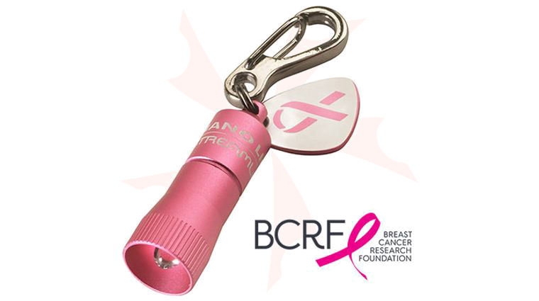 Streamlight Nano Keychain Flashlight, Pink Body Breast Cancer Awareness Edition, White LED 10 Lumens
