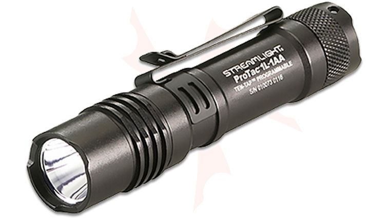 Streamlight ProTac 1L-1AA LED Flashlight, 350 Max Lumens, Black, Nylon Pouch