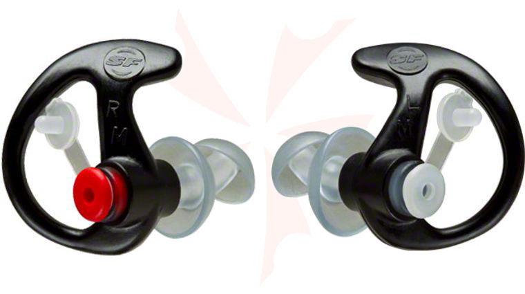 SureFire EP3 Sonic Defender Earplugs, Medium, Black, 25 Pair