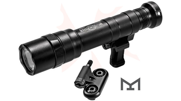 SureFire M640DF Dual Fuel Scout Light Pro Ultra-High-Output LED WeaponLight, 1,500 Lumens, Black