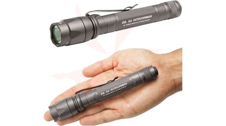 SureFire E2L AA Outdoorsman Dual-Output LED Flashlight, 80 Max