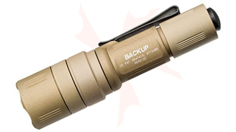SureFire EB1C-B Backup Dual-Output LED Click Switch Flashlight No