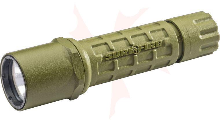 SureFire G2 LED Single-Output LED Flashlight, OD Green, 120 Lumens